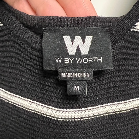 W by Worth Black and White Midi Dress - Picture 6 of 8